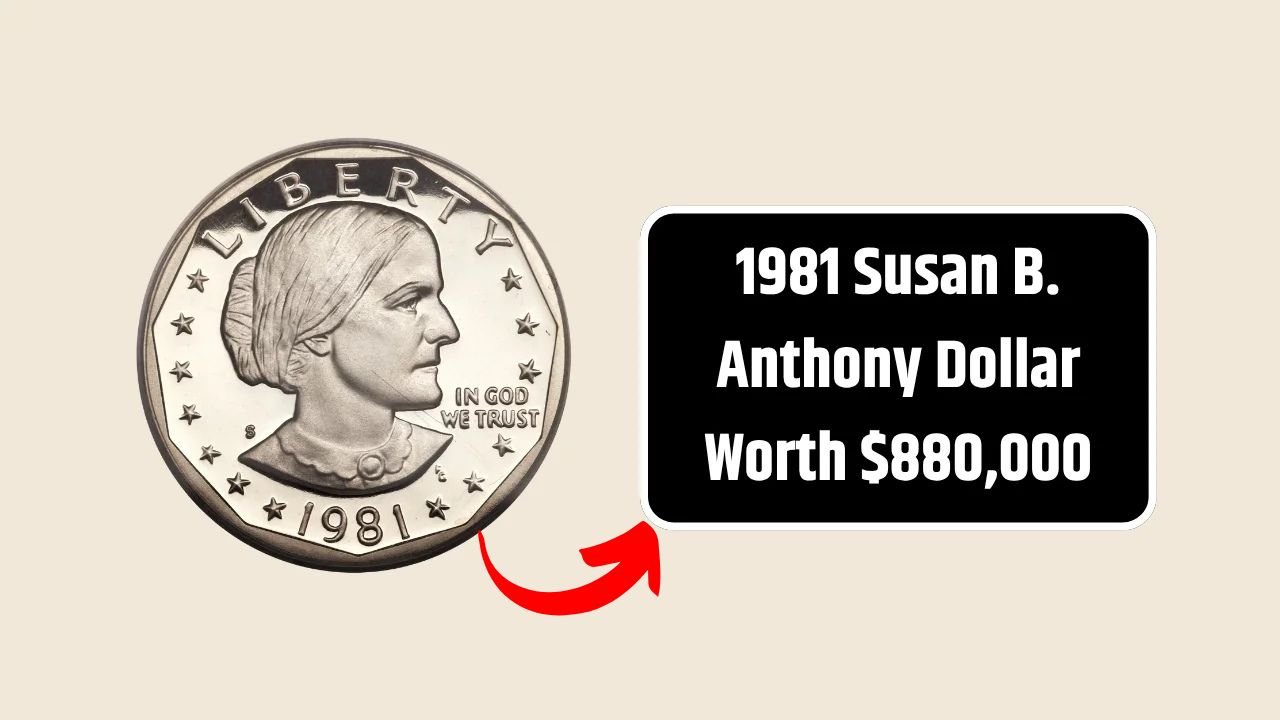 $880,000 1981 Susan B. Anthony Dollar